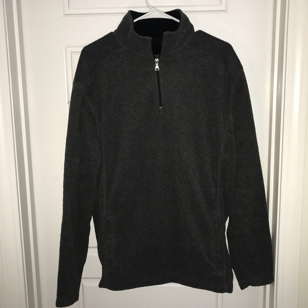 🔴 Men’s St John’s Bay Quarter ZIP Fleece Pullover